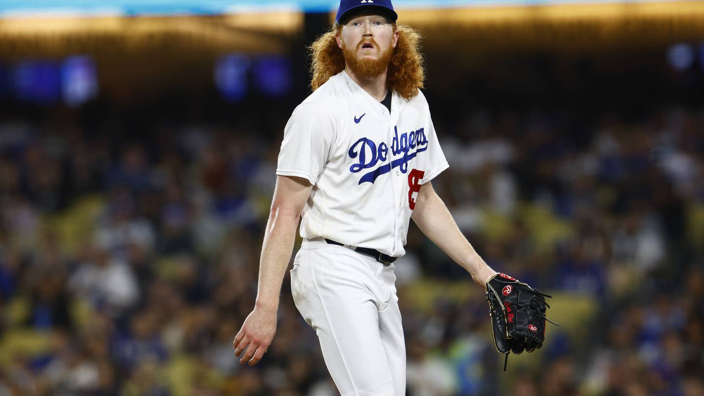 Dodgers RHP Dustin May out for rest of 2024 with a torn esophagus