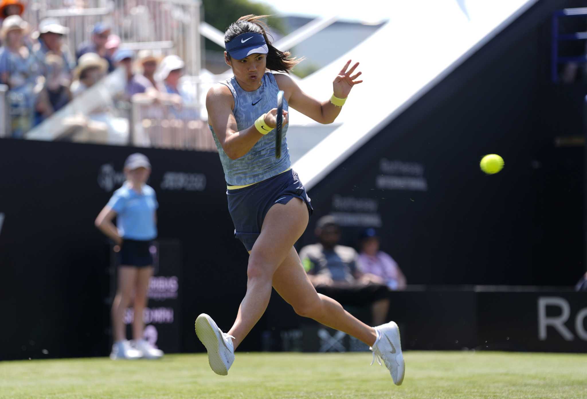 Emma Raducanu beats Sloane Stephens 6-4, 6-0 at Eastbourne