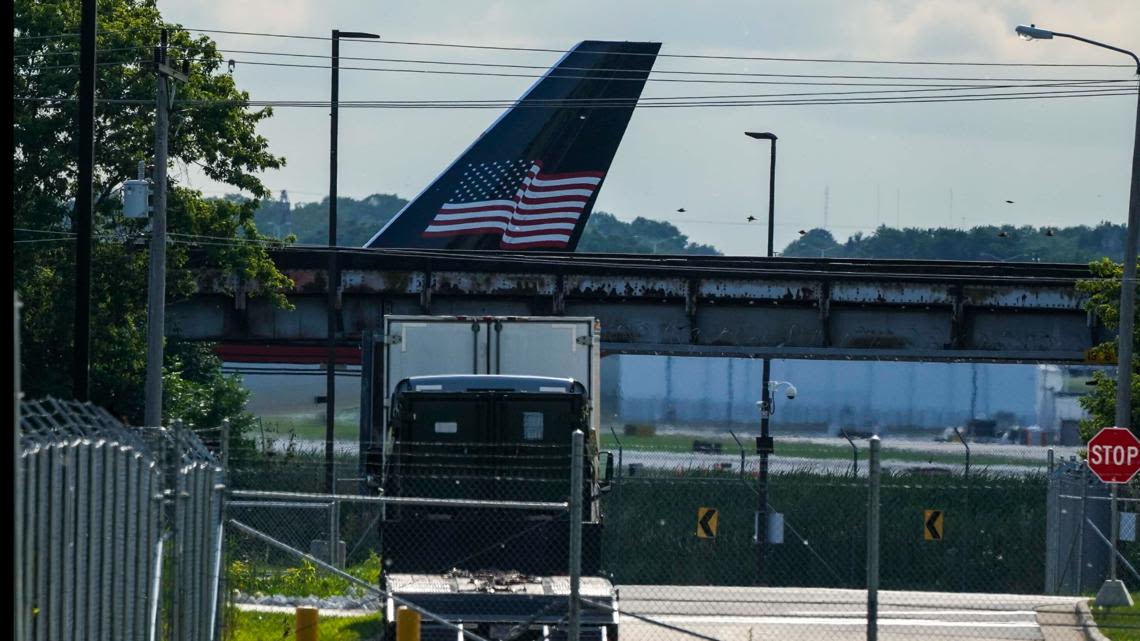 Donald Trump arrives in Milwaukee for RNC after assassination attempt heightens security fears