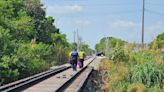 Woman hospitalized after she was hit by a train in Miami