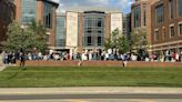 Students protesting on Ohio State University campus, asking for cease-fire in Gaza