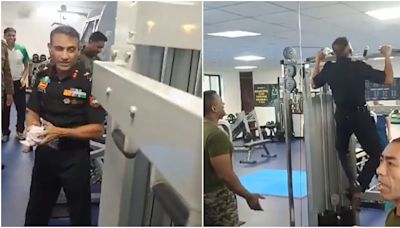 Major General performs 25 pull-ups without breaking into a sweat: ‘That sets a benchmark’, say netizens