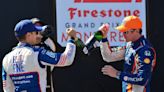 Scott Dixon reigns again after team scrambles to change engine before first Laguna Seca win