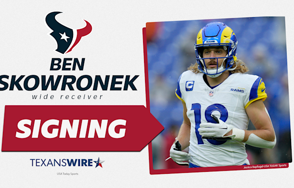 How does new WR Ben Skowronek fit into Texans’ plans