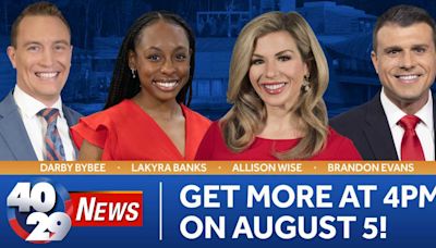 KHBS/KHOG launches 4 p.m. newscast on Monday, August 5th