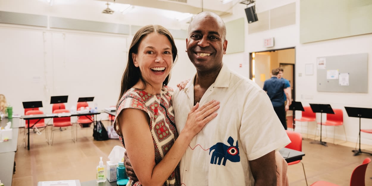 Photo: Sutton Foster & Daniel Breaker Reunite in ONCE UPON A MATTRESS Rehearsals