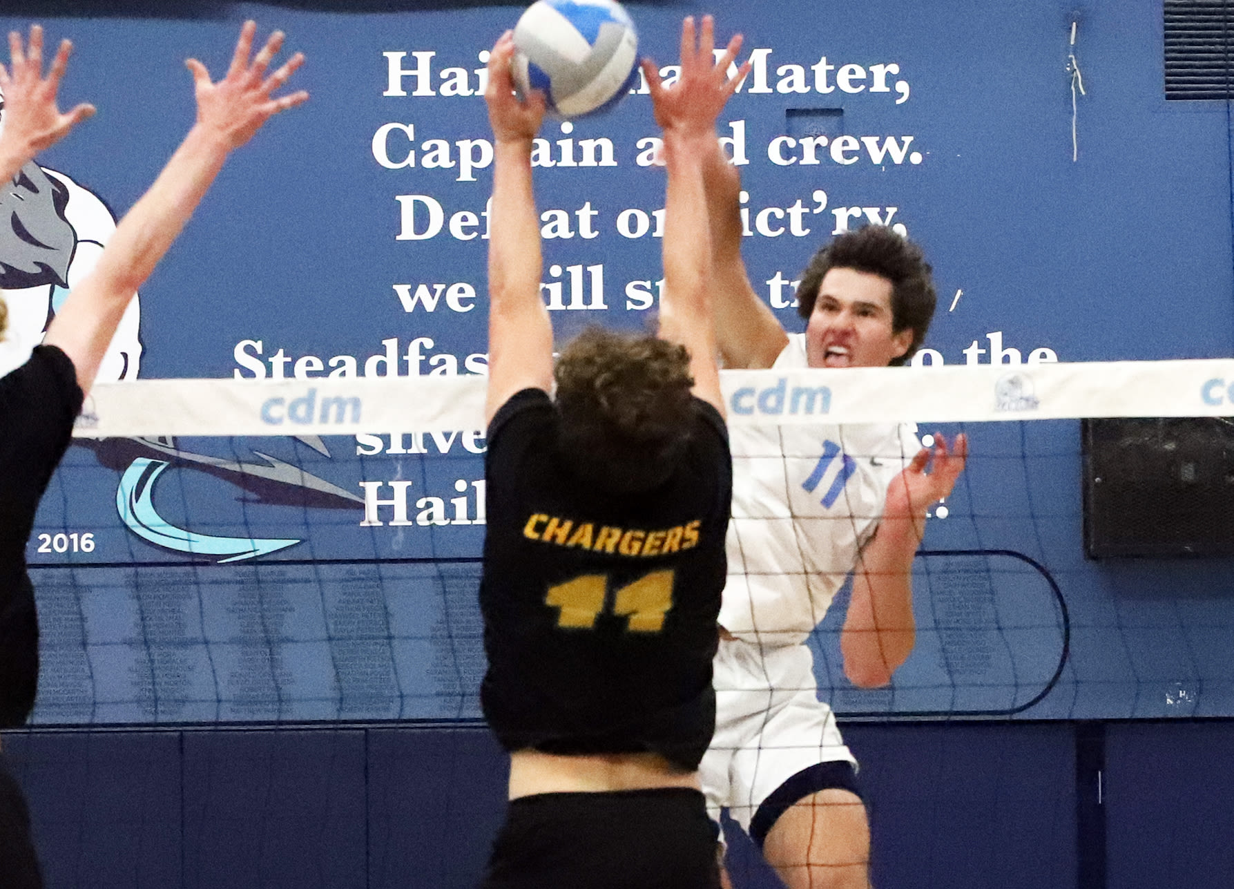 CdM boys' volleyball falls short at Mira Costa