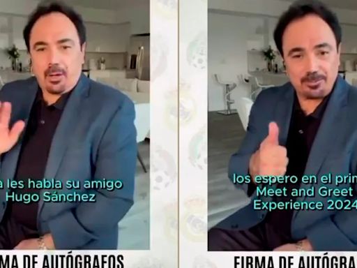 Hugo Sánchez anuncia firma de autógrafos en CDMX: cuándo y dónde será
