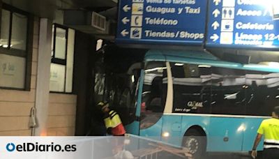 Global investiga las causas del accidente en la estación de Guaguas de San Telmo