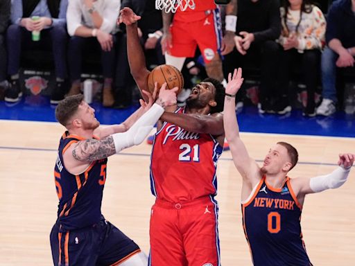 76ers plan to file grievance about officiating during first two games of series against Knicks