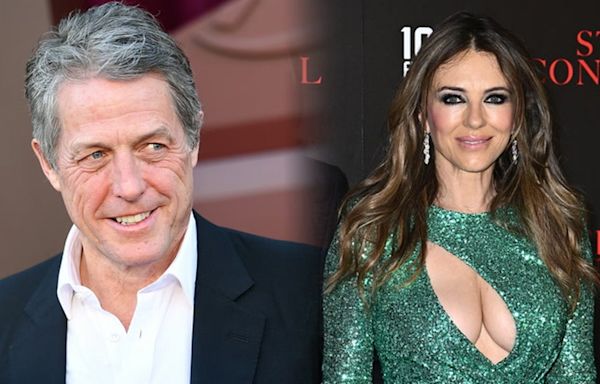 Elizabeth Hurley joined by ex-partners Hugh Grant and Arun Nayar at UK premiere of Strictly Confidential