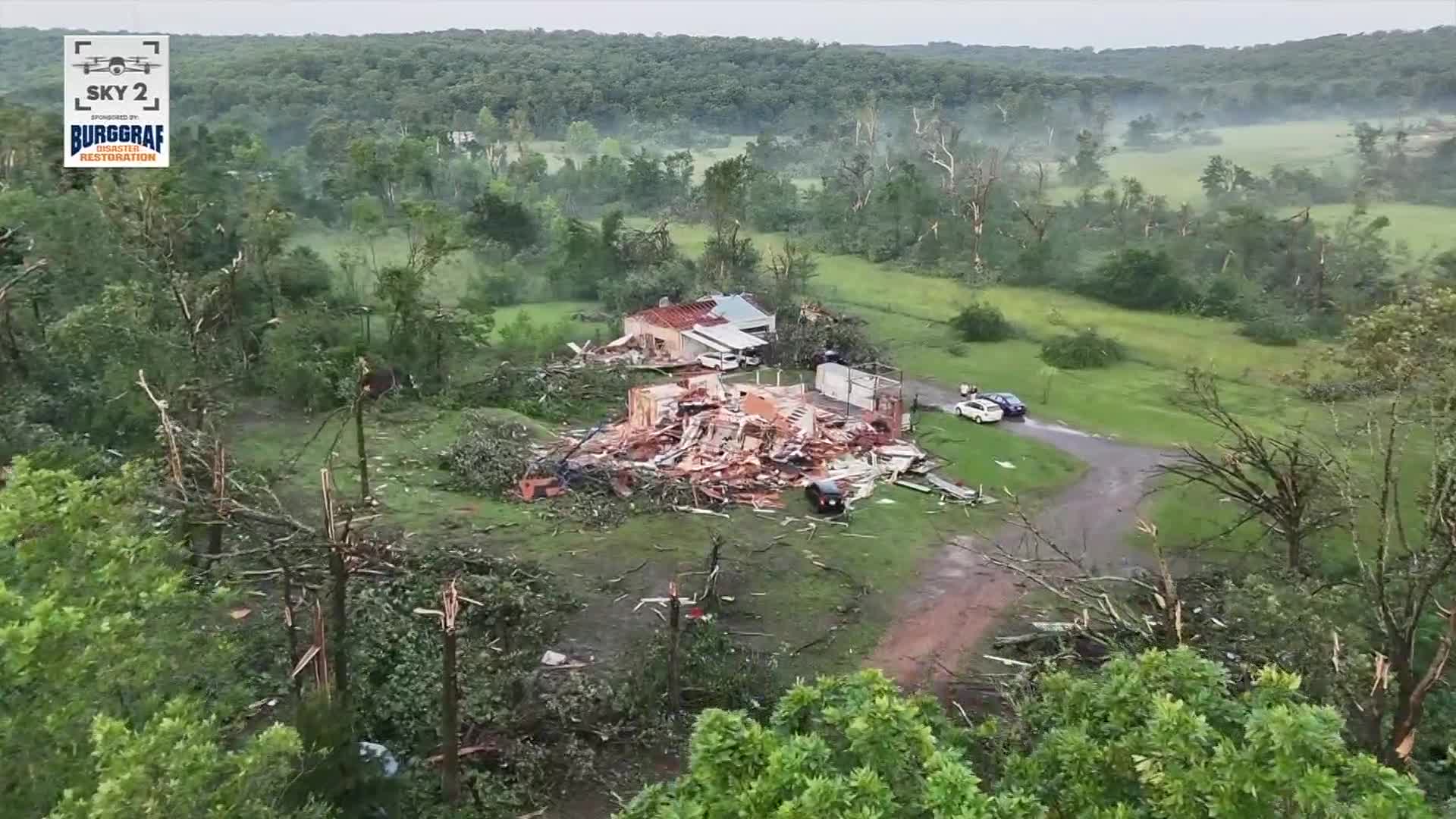 'God protected us' | Pryor families cleaning up after storms