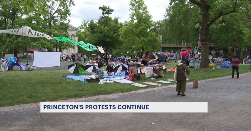 Pro-Palestinian hunger strike at Princeton University marks 1 week