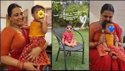 Mamma's girl: Swara Bhasker reveals her cute daughter Raabiya's face for the first time [See Pic]