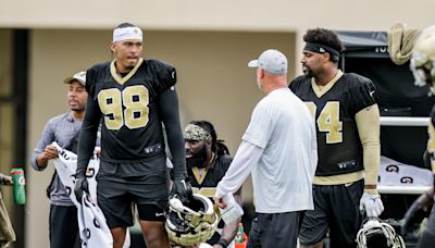 Payton Turner (toe) misses Saints practice but Dennis Allen 'not concerned'