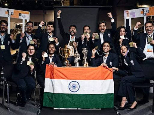 The Budapest Gambit: How India outplayed the world to win double gold at Chess Olympiad | Chess News - Times of India