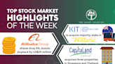 Top Stock Market Highlights of the Week: Keppel Infrastructure Trust, Alibaba and CapitaLand Investment Limited