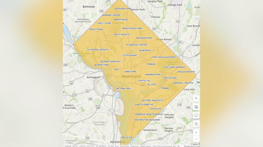 All DC, Arlington County under Boil Water Advisory