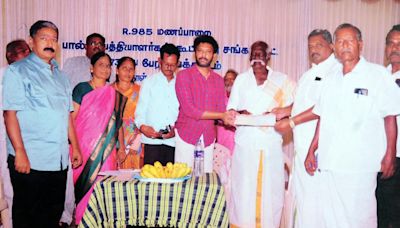 Manapparai milk cooperative society registers impressive performance