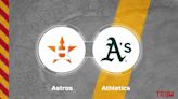 Astros vs. Athletics Predictions & Picks: Odds, Moneyline - May 25
