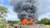 SW Polk Fire District battles barn blaze on Briedwell Road, investigation underway