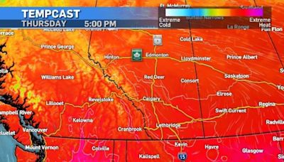 More heat's on the way for Alberta this week