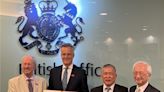 英駐台代表簽署1000萬英鎊MOU 加深台英電子貿易等雙邊投資