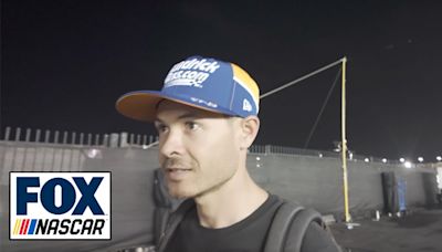 Kyle Larson couldn't believe that the storm that ruined his day in Indy also ruined his night at Charlotte