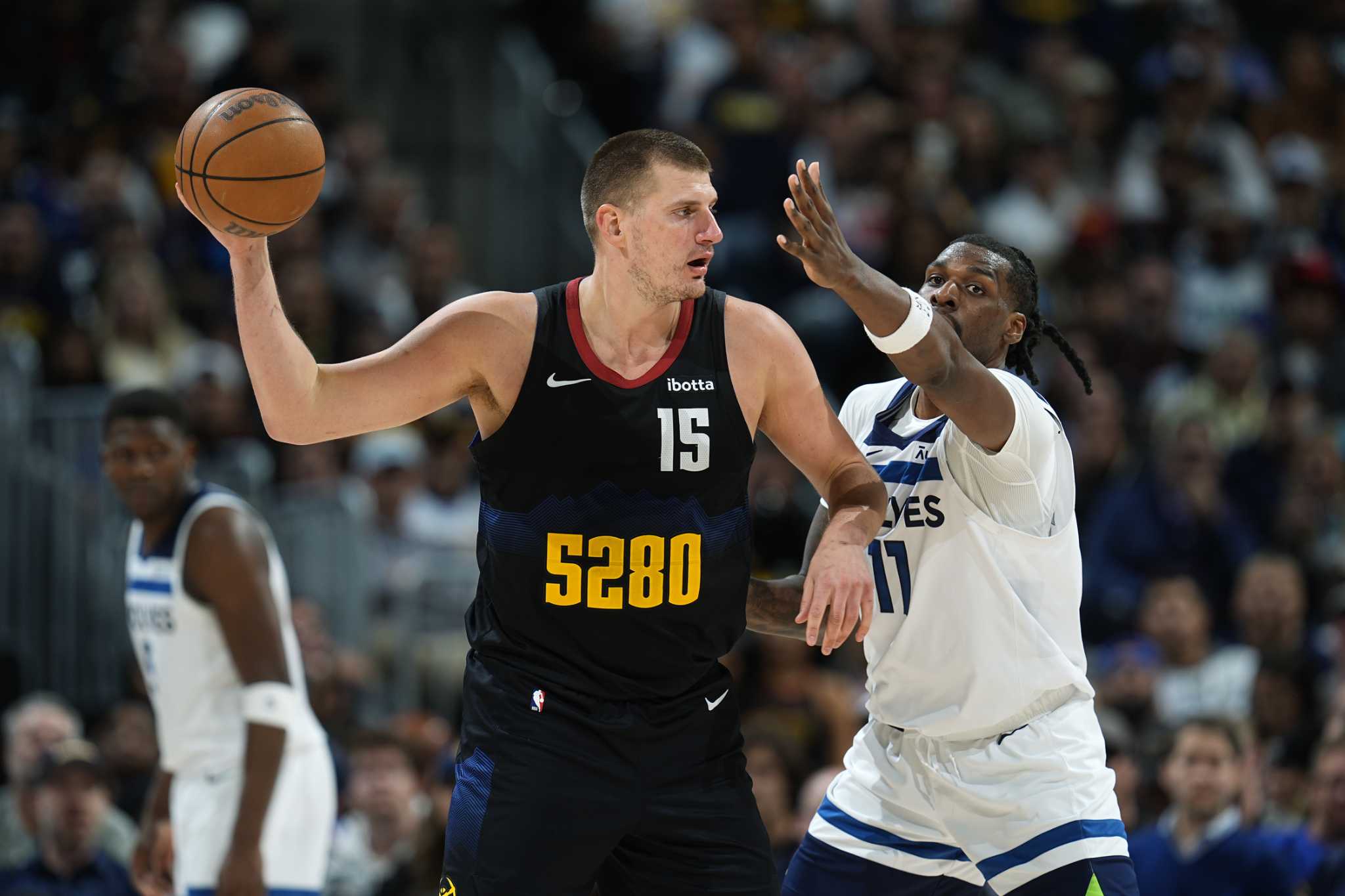 Wolves bring 2-0 lead on Nuggets into wild night at Target Center. Knicks, up 2-0, brace for Pacers