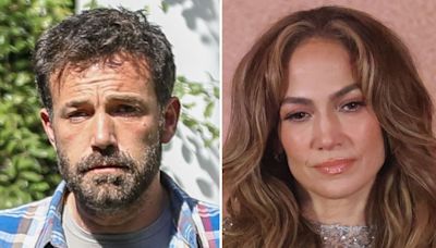 Ben Affleck se sentiría “deprimido” ante el “divorcio inminente” de JLo: “Era su mujer soñada”