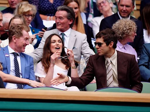 Keira Knightley and husband James Righton among crowd on day 10 of Wimbledon