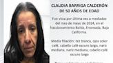 Mantienen búsqueda de Claudia Barriga Calderón de Ensenada