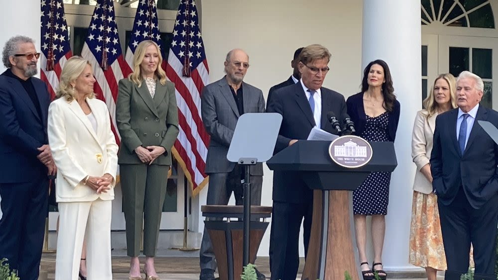 Aaron Sorkin Considering ‘West Wing’ Reboot After White House Visit: ‘I Just Got a Couple of Ideas For Episodes’ (EXCLUSIVE)