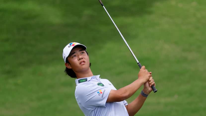 Kris Kim breaks Jordan Spieth’s record at CJ Cup Byron Nelson before learning to drive