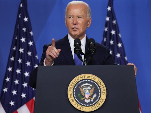 Biden mistakenly calls Kamala Harris ‘Vice President Trump’ minutes into high-stakes press conference