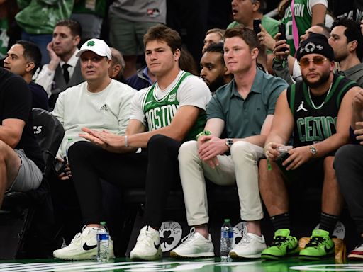 Drake Maye reacts to Celtics’ shocking comeback win over Pacers