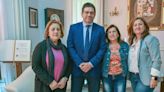 El presidente de la Diputación recibe a la alcaldesa de Valdemanco del Esteras