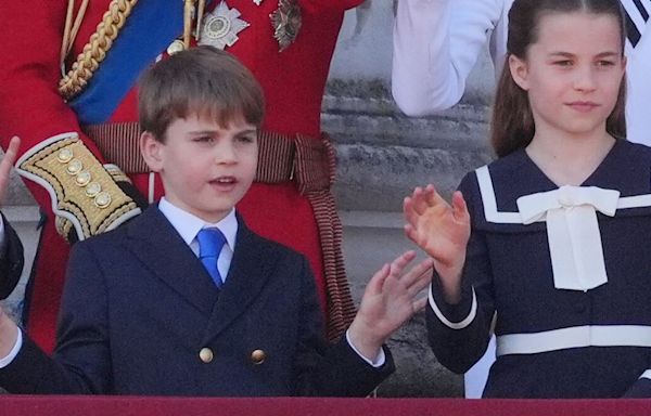 Prince Louis Busts Out Adorable Dance Moves While Watching Parade