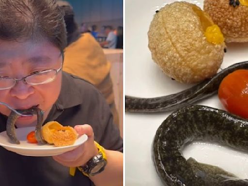 The strangest food combination from China: 'Golgappas' served with live eel, dare to try?