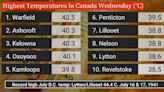 Above 40 C temperatures sink into B.C.’s Southern Interior | Globalnews.ca