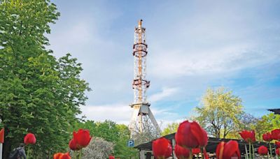 烏克蘭240米高電視塔遭「腰斬」 澤連斯基斥俄圖打擊通訊系統