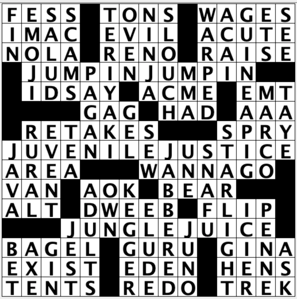 Off the Grid: Sally breaks down USA TODAY's daily crossword puzzle, Juju