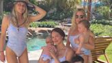 Katharine McPhee shows off in swimsuit designed by stepdaughter Sara Foster