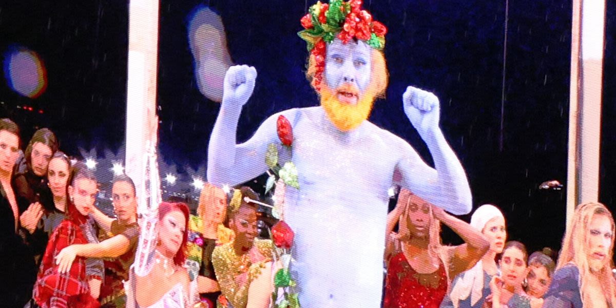 'Semi-Naked Blue Guy' Addresses Olympic Opening Ceremony Controversy