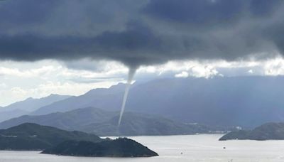 天文台接港島以西海域水龍捲報告 網民：好清晰