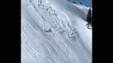 Skier narrowly escapes avalanche cascading down slope, Utah video shows