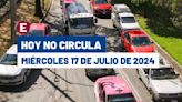 ¡Atención! Hoy No Circula miércoles 17 de julio de 2024 en CDMX y Edomex