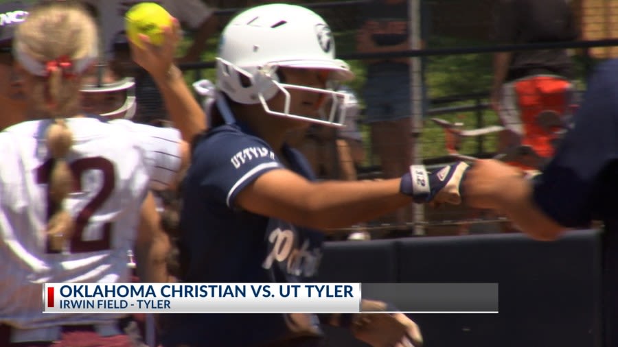 UT Tyler beats Oklahoma Christian 6-3 in Game One of the softball Super Regionals