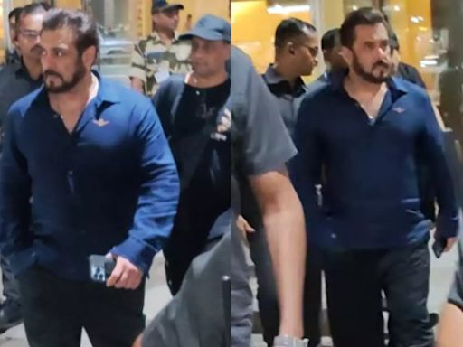 Salman Khan Returns To Mumbai After Father Salim Khan Receives Threats. Watch