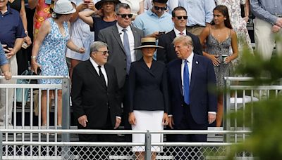 Donald Trump Gets Front Row View at Barron’s High School Graduation